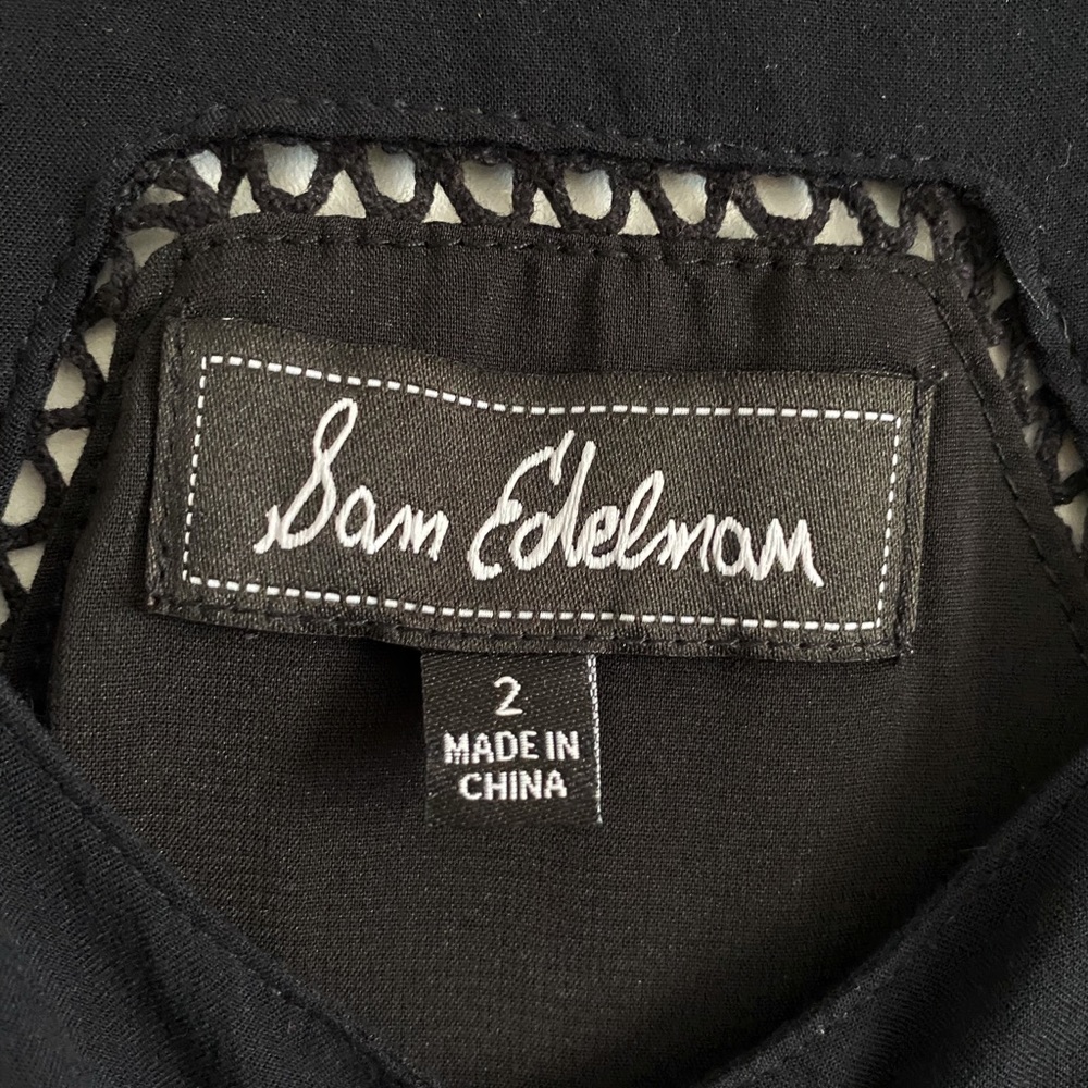 Sam Edelman - Black Crochet Dress - Picture 7 of 8